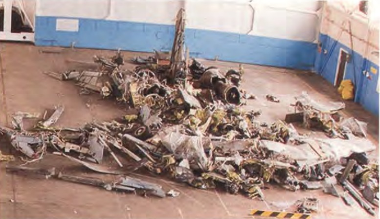 Wreckage of One Tornado Recovered After Moray Firth Mid Air Collision (Credit: UK MAA)