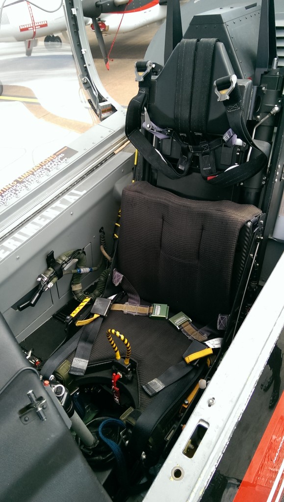 Martin-Baker Mk16 Ejection Seat in a Beechcraft T-6C Texan II (Credit: Andy Evans)