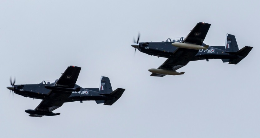 First T-6C Texan IIs arrive at RAF Valley for UKMFTS (Credit: RAF Valley)