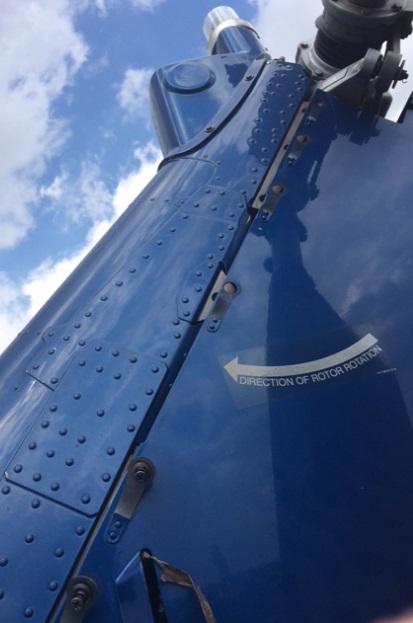 Open Latches on BK117 N145HU - Note the Lack of Contrasting Colour to Help Highlight  Unlocked Fasteners and Aid Inspection (Credit: FAA via NTSB)