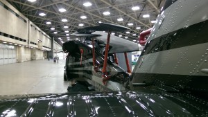 Civil UH-60 Black Hawk with Blades Folded