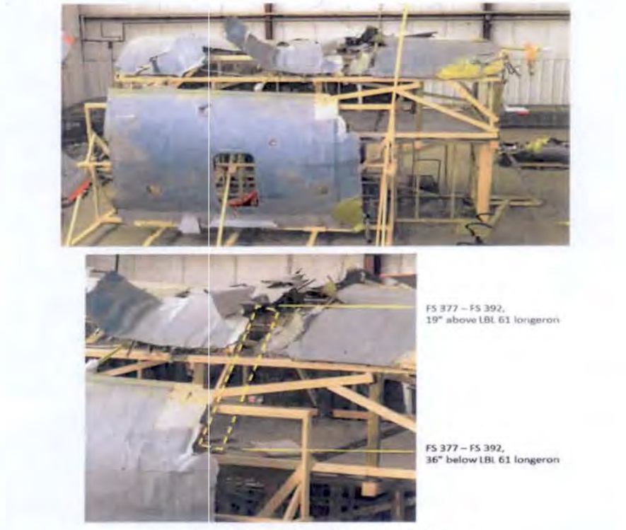 Reconstruction of the Fuselage of USMC Reserve Lockheed KC-130T Hercules 165000 (Credit: USMC)