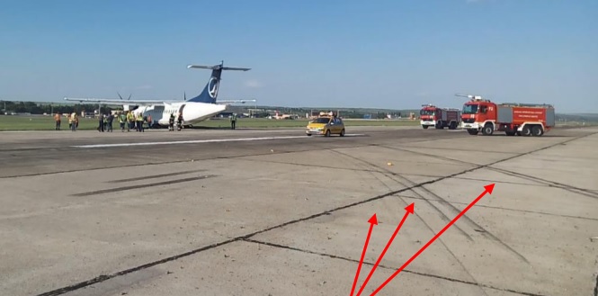 TAROM ATR42 YR-ATB Runway Excursion at Chisinau, Moldavia (Credit: AIAS)