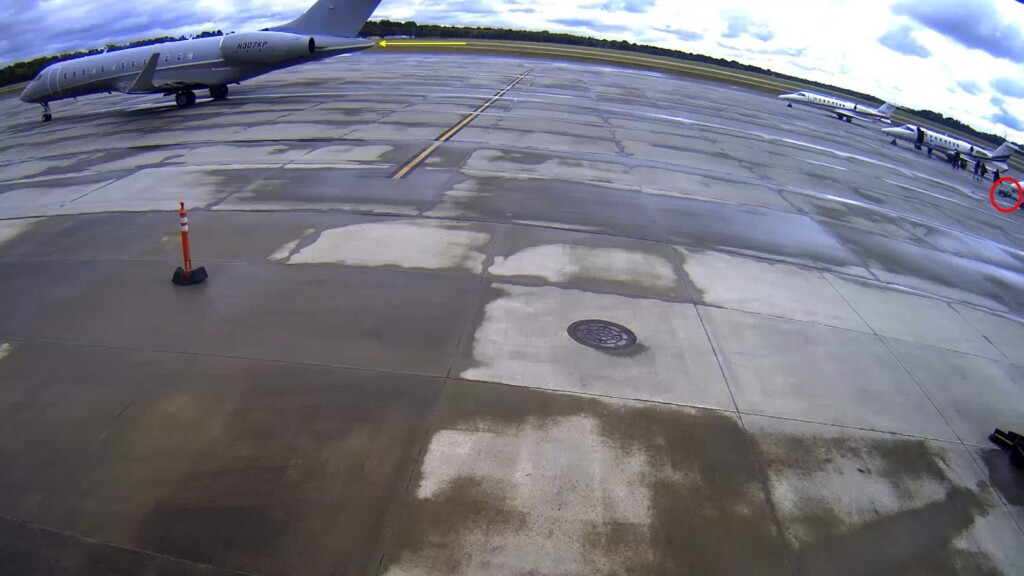 Sill from Video of Jet Blast Incident (Credit: via NTSB) CLICK FOR VIDEO