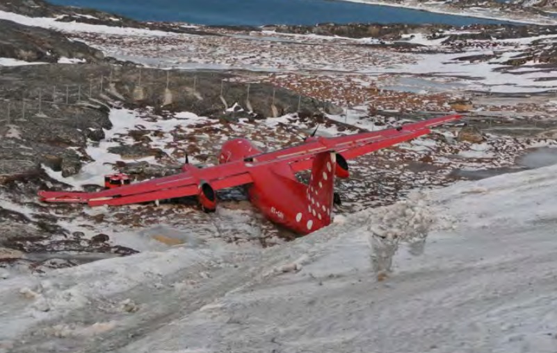 Air Greenland Bombardier Dash 8-200  OY-GRI (Credit: AIBD)