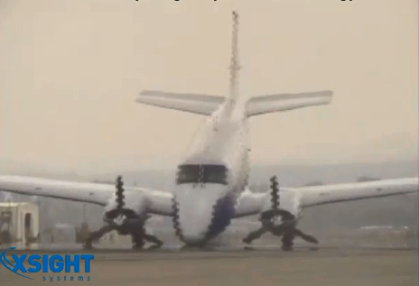 Nose Gear Collapses (Credit: Xsight)