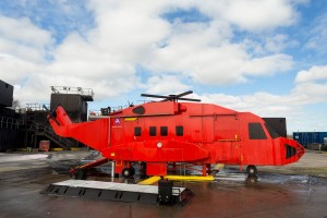 Aberdeen Airport S-92A Fire Simulator (Credit: Aberdeen Airport)