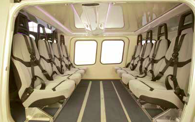 AW169 Offshore Cabin Configuration (Credit: AgustaWestland)