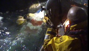 Lifeboats Search for Survivors of G-WNSB (Credit: RNLI) 