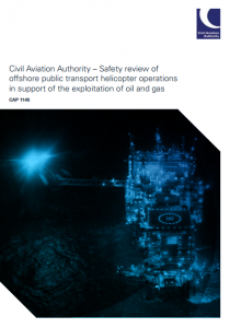 UK CAA CAP1145 report: Safety review of offshore public transport helicopter operations in support of the exploitation of oil and gas