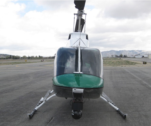 KCSO OH-58A N497E After the Impact (Credit: NTSB)