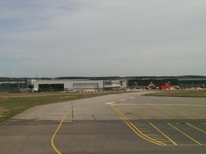 view from Airside with NHV EC175s / H175s Visible (Credit: Aerossurance)