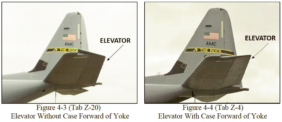 Lockheed Martin C-130J Elevator Positions (Credit: USAF)