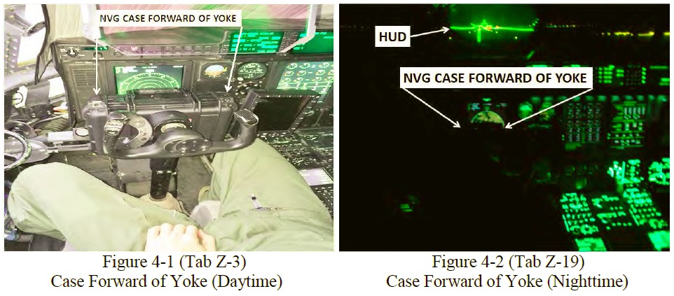 Position of the NVG Case (Credit: USAF)
