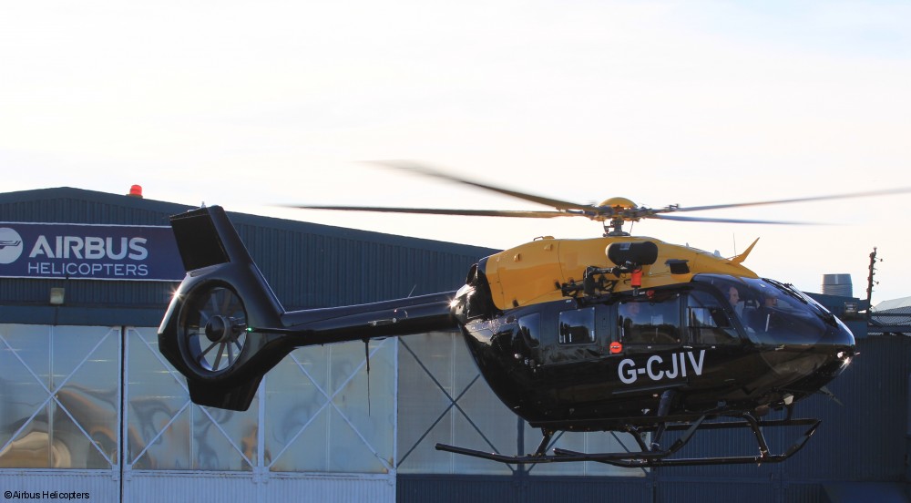 An H145 Jupiter with External Hoist Installed (Credit: Airbus Helicopters)