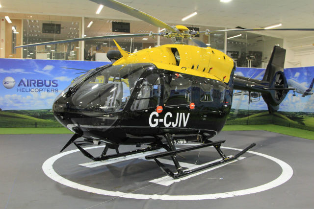 First UKMFTS H145 G-CJIV at AH UK Oxford (Credit: Airbus Helicopters) 