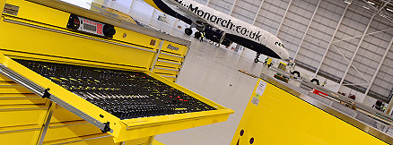 Snap On Tool Control at Monarch Aircraft Engineering Limited Birmingham (Credit: MAEL)