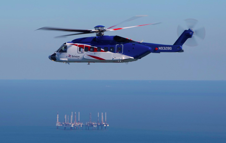 Bristow Sikorsky S-92A in the GOM (Credit: Lockheed Martin)