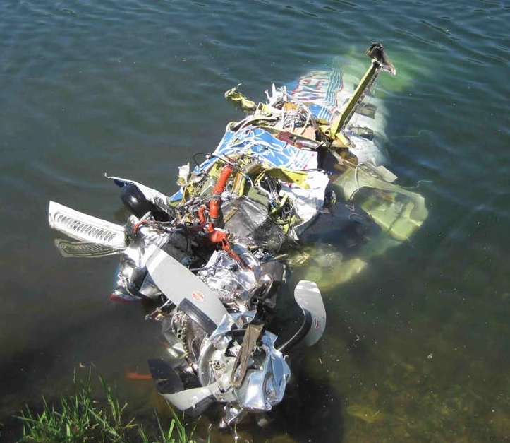 Wreckage of Piper PA-46-350P Malibu Mirage N962DA(Credit: KXLY)