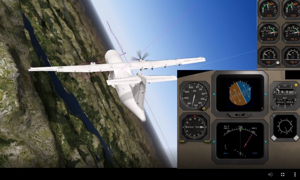 Animation of Jet Time OY-JZC ATR 72-212A Icing Related LOC-I (Credit: NSIA)