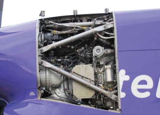 No 1 Outboard Engine Panel Missing from FlyBe DHC-8-402 Dash 8 (Q400), G-PRPC (Credit: AAIB)