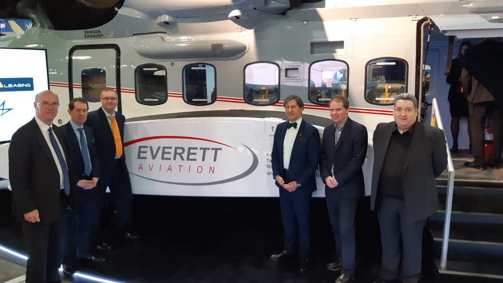 After Signing the Lease for S-92A 5Y-EXZ at HeliExpo 2019 (Credit Aerossurance)
