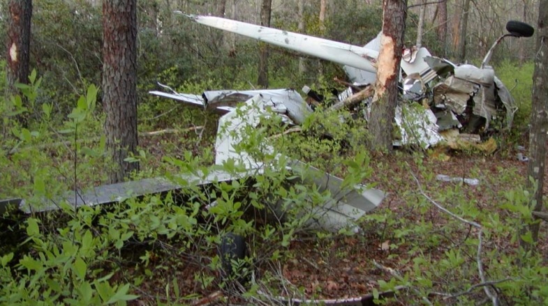 Wreckage of Survey Cessna C337 N5382S (Credit FAA via NTSB)