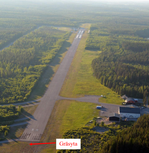 Piteå Airfield (Credit  Piteå Flying Club via  SHK)