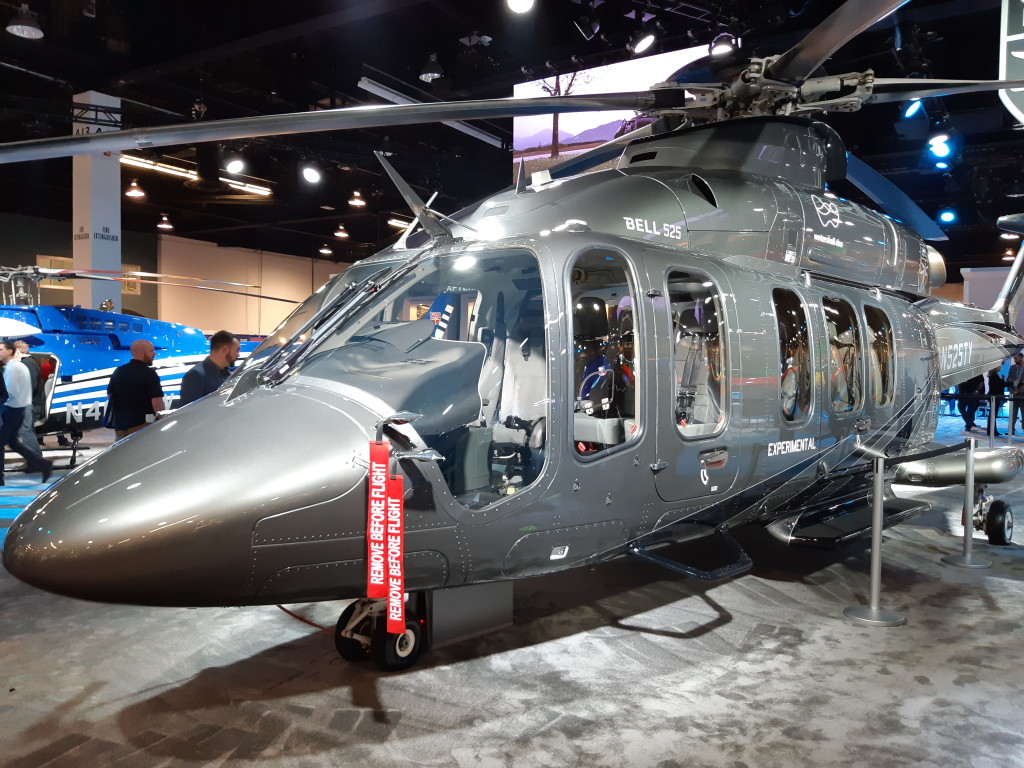 First Actual Bell 525 to Appear at HeliExpo