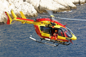 Sécurité Civile SAR Airbus Helicopters EC145 F-ZBQK (Credit: via BEA-E) 