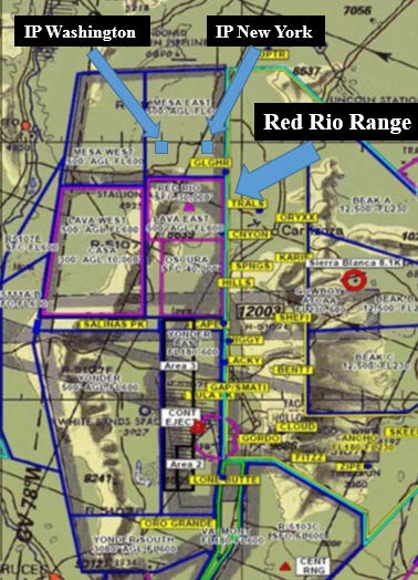 Red Rio Range within the White Sands Missile Range, New Mexico (Credit: USAF AIB)