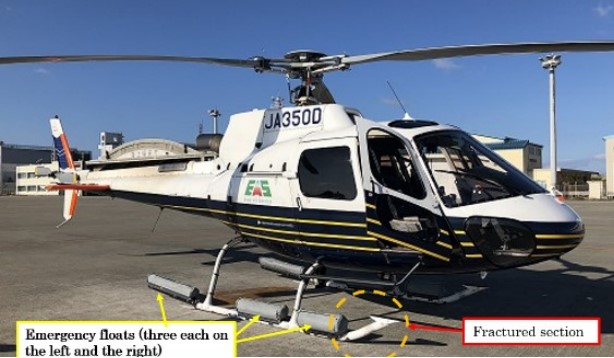 Excel Air Service Airbus Helicopters AS350B3 Écureuil JA350D (Credit:  via JTSB)