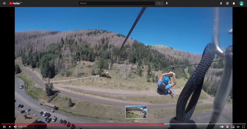 Ski Apache Palmer Zip Wire Video 2016 (Credit:  Kellen Vaughan)