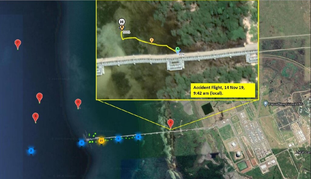 Operating Location at Exxon Mobile  LNG Terminal near Port Moresby (Credit: AIC PNG)