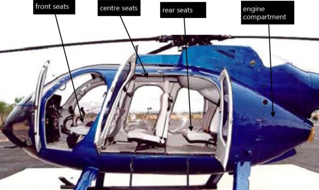MD Helicopters MD600N Cabin Layout (Credit: TAIC)