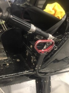 Example Belly Band Release Handle from a Haverfield Aviation MD500D/H369D (Credit: NTSB)