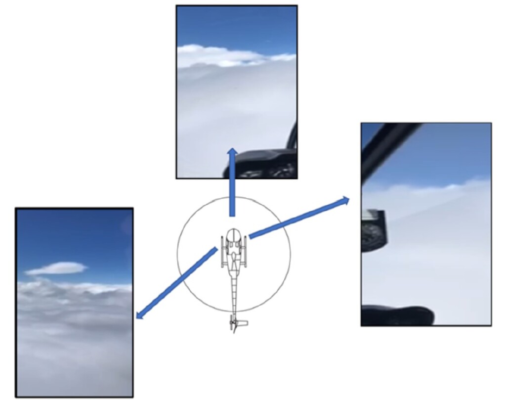 Robinson R44 N744TW: Passenger In-Flight Video Stills (Credit: NTSB)