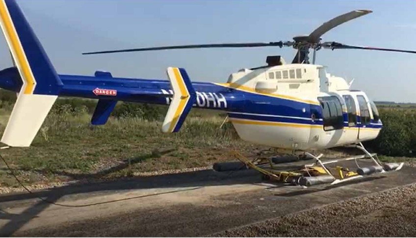Bell 407 N120HH Before the Accident Flight (Credit: Pilot via AAIB)