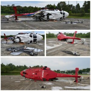 Route & debris of Fire & Rescue Dept Malaysia (FRDM) Leonardo AW189 9M-BOF (Credit AAIM Malaysia)